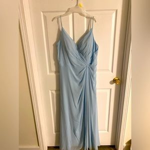 Baby blue bridesmaid/prom dress